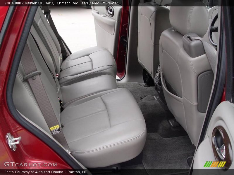 Crimson Red Pearl / Medium Pewter 2004 Buick Rainier CXL AWD