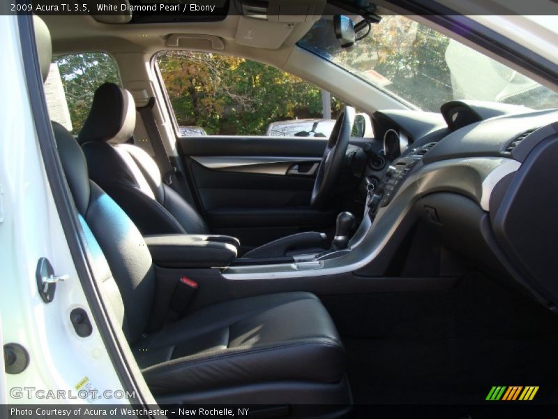 White Diamond Pearl / Ebony 2009 Acura TL 3.5