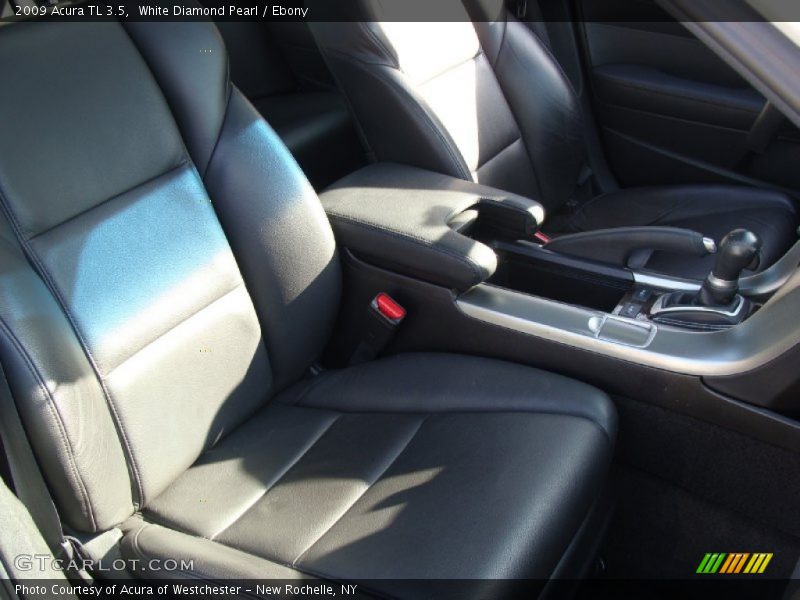 White Diamond Pearl / Ebony 2009 Acura TL 3.5