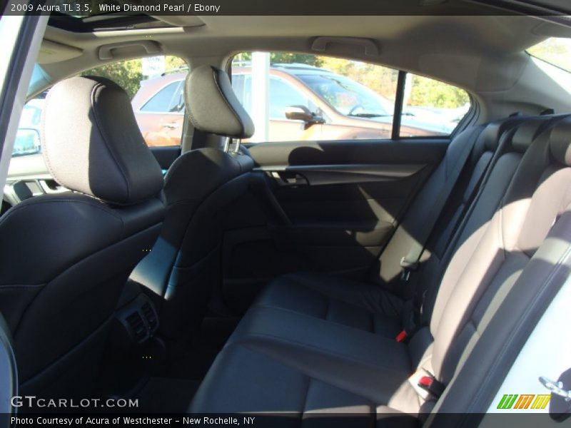 White Diamond Pearl / Ebony 2009 Acura TL 3.5