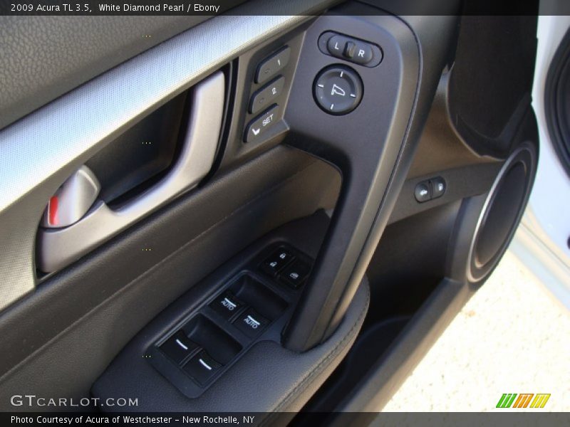 White Diamond Pearl / Ebony 2009 Acura TL 3.5