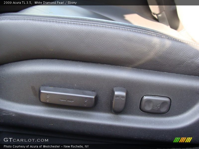 White Diamond Pearl / Ebony 2009 Acura TL 3.5