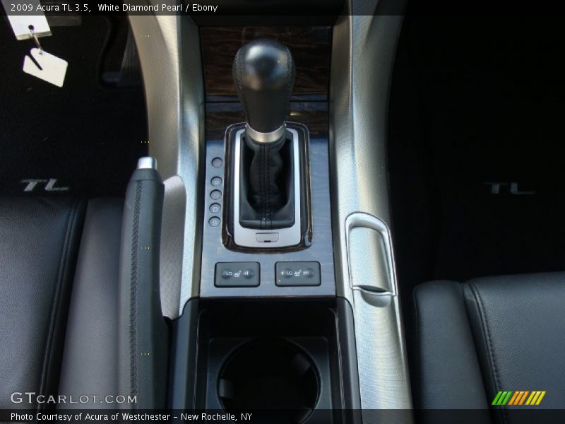 White Diamond Pearl / Ebony 2009 Acura TL 3.5