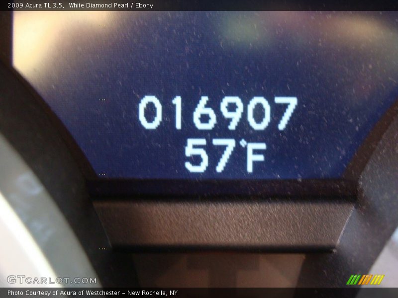 White Diamond Pearl / Ebony 2009 Acura TL 3.5