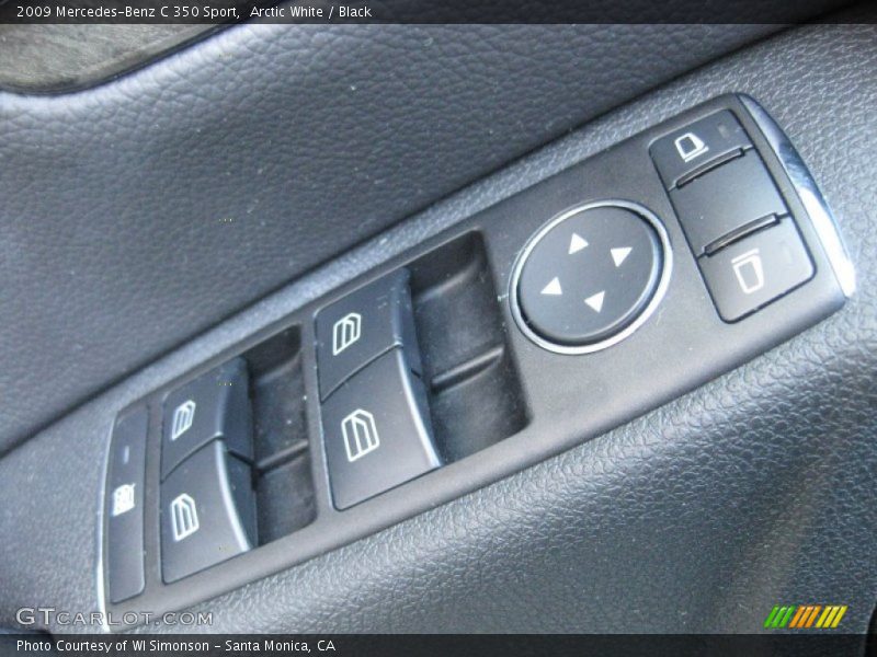 Arctic White / Black 2009 Mercedes-Benz C 350 Sport
