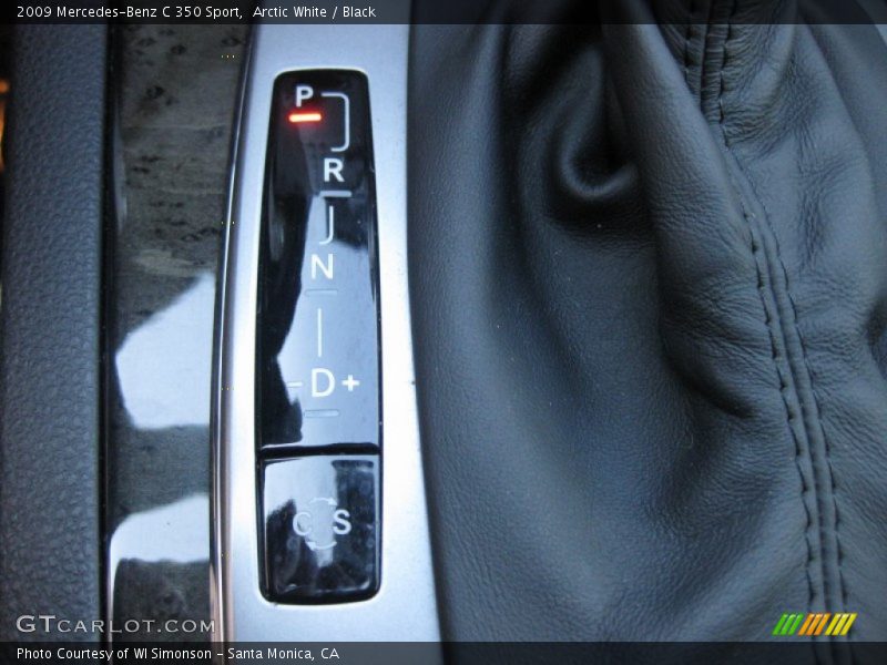 Arctic White / Black 2009 Mercedes-Benz C 350 Sport