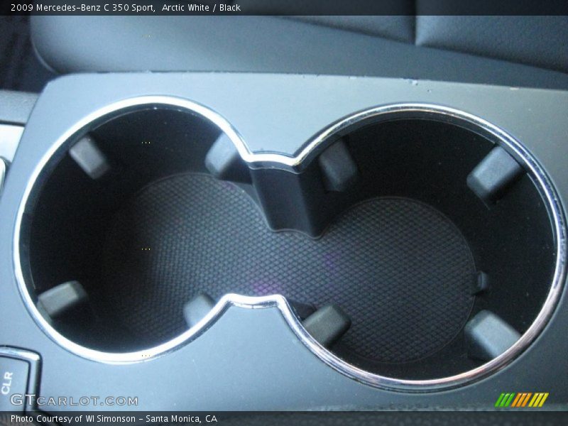 Arctic White / Black 2009 Mercedes-Benz C 350 Sport