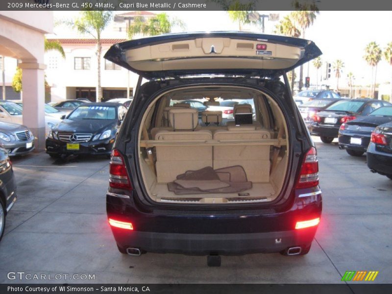 Capri Blue Metallic / Cashmere 2009 Mercedes-Benz GL 450 4Matic