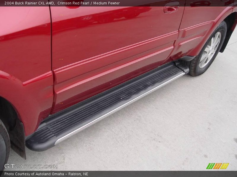 Crimson Red Pearl / Medium Pewter 2004 Buick Rainier CXL AWD