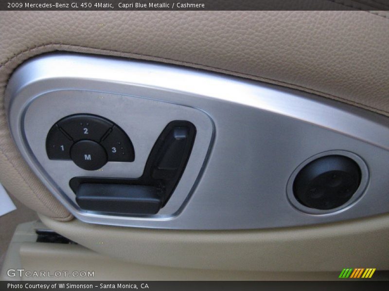 Capri Blue Metallic / Cashmere 2009 Mercedes-Benz GL 450 4Matic