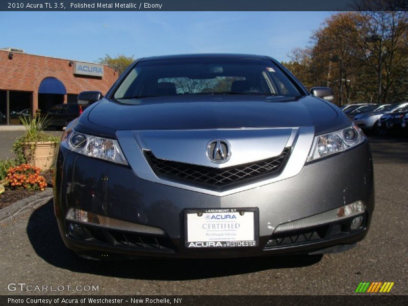 Polished Metal Metallic / Ebony 2010 Acura TL 3.5
