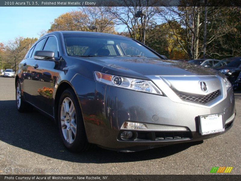 Polished Metal Metallic / Ebony 2010 Acura TL 3.5