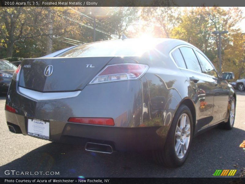 Polished Metal Metallic / Ebony 2010 Acura TL 3.5