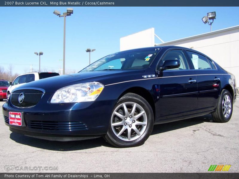 Ming Blue Metallic / Cocoa/Cashmere 2007 Buick Lucerne CXL