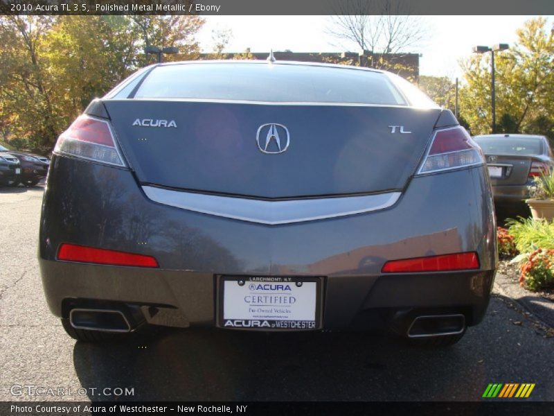 Polished Metal Metallic / Ebony 2010 Acura TL 3.5