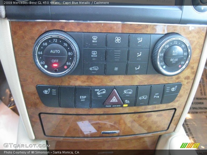 Capri Blue Metallic / Cashmere 2009 Mercedes-Benz GL 450 4Matic