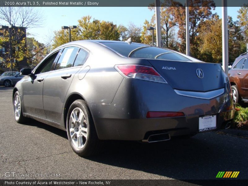 Polished Metal Metallic / Ebony 2010 Acura TL 3.5