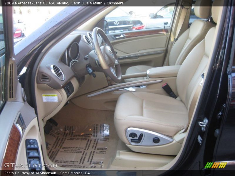 Capri Blue Metallic / Cashmere 2009 Mercedes-Benz GL 450 4Matic