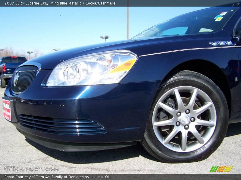 Ming Blue Metallic / Cocoa/Cashmere 2007 Buick Lucerne CXL