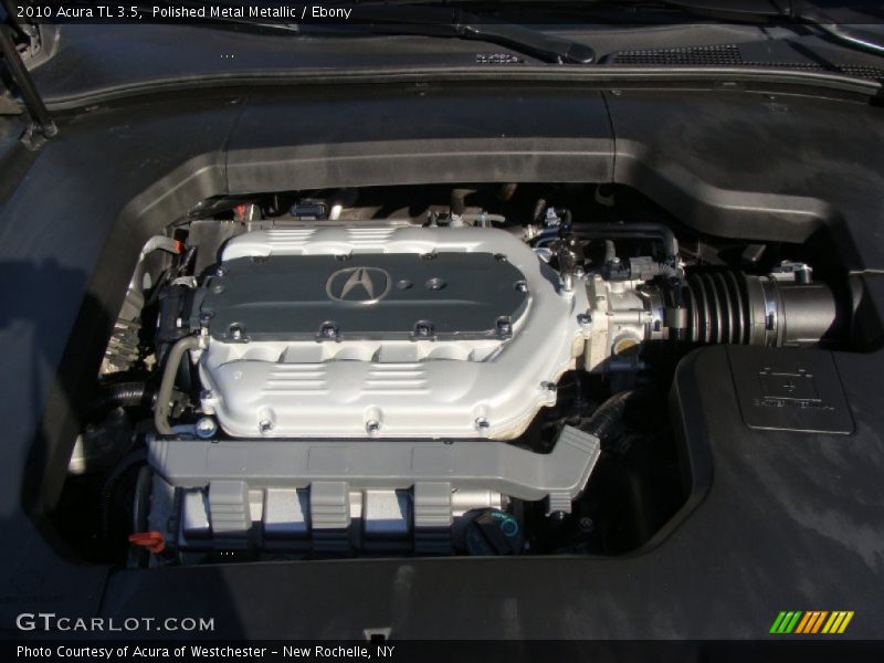 Polished Metal Metallic / Ebony 2010 Acura TL 3.5