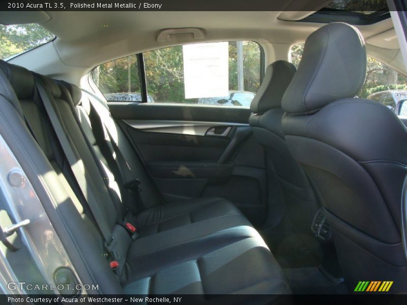 Polished Metal Metallic / Ebony 2010 Acura TL 3.5