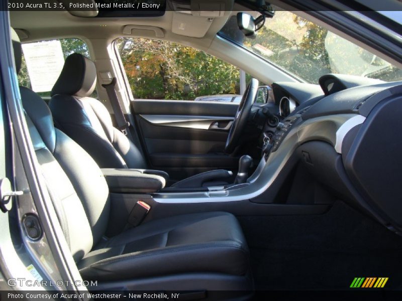 Polished Metal Metallic / Ebony 2010 Acura TL 3.5
