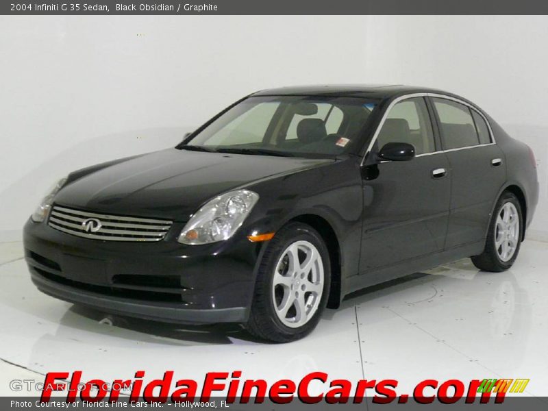 Black Obsidian / Graphite 2004 Infiniti G 35 Sedan