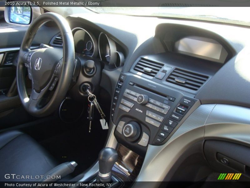 Polished Metal Metallic / Ebony 2010 Acura TL 3.5