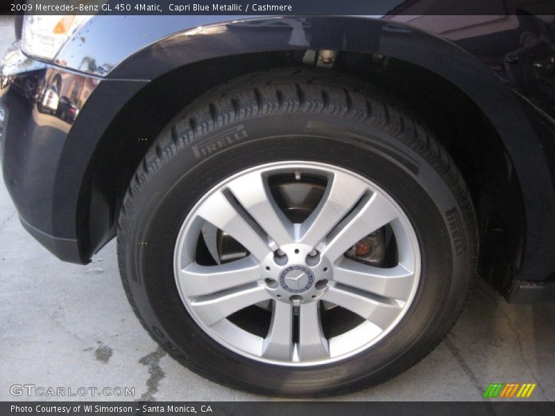 Capri Blue Metallic / Cashmere 2009 Mercedes-Benz GL 450 4Matic
