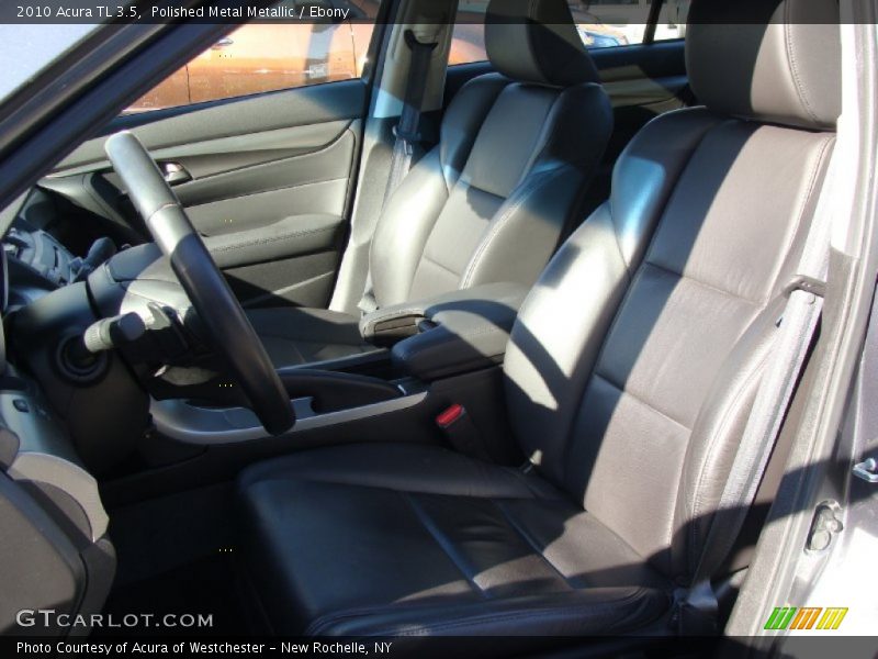 Polished Metal Metallic / Ebony 2010 Acura TL 3.5