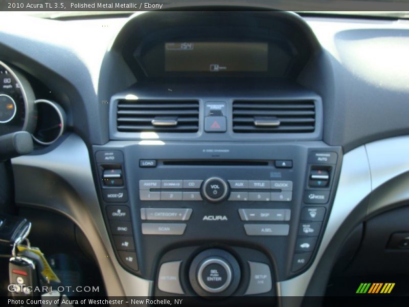 Polished Metal Metallic / Ebony 2010 Acura TL 3.5