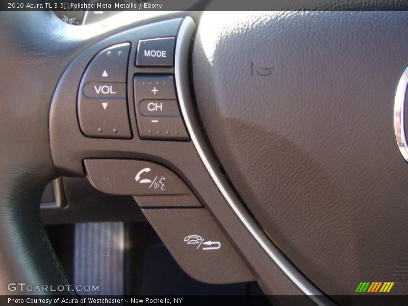 Polished Metal Metallic / Ebony 2010 Acura TL 3.5
