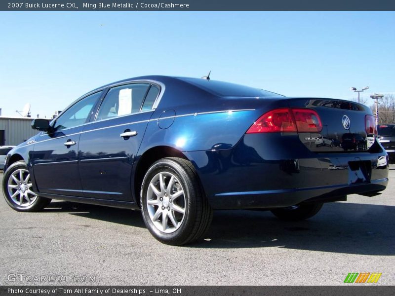 Ming Blue Metallic / Cocoa/Cashmere 2007 Buick Lucerne CXL