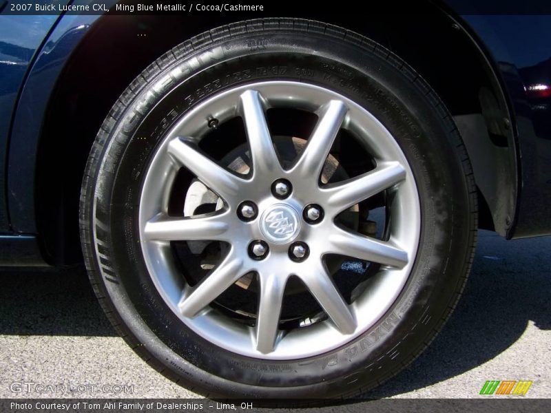 Ming Blue Metallic / Cocoa/Cashmere 2007 Buick Lucerne CXL