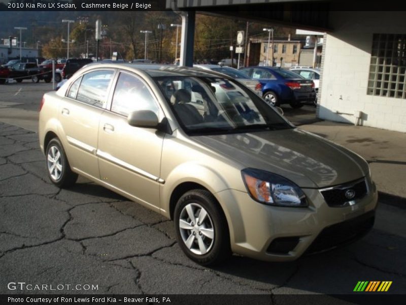 Cashmere Beige / Beige 2010 Kia Rio LX Sedan