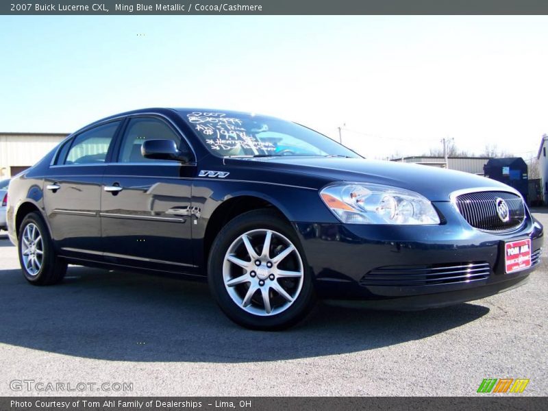 Ming Blue Metallic / Cocoa/Cashmere 2007 Buick Lucerne CXL