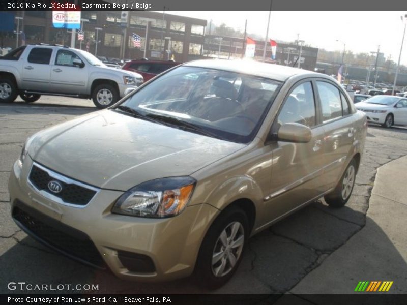 Cashmere Beige / Beige 2010 Kia Rio LX Sedan