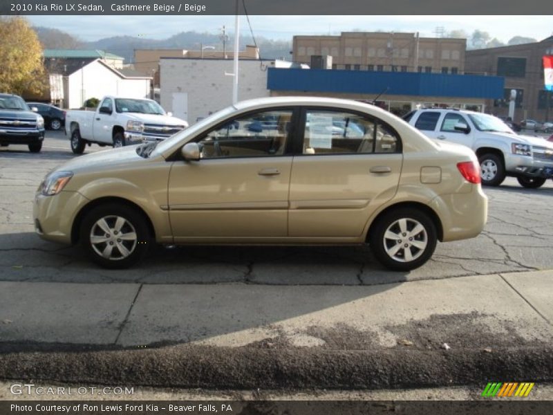 Cashmere Beige / Beige 2010 Kia Rio LX Sedan