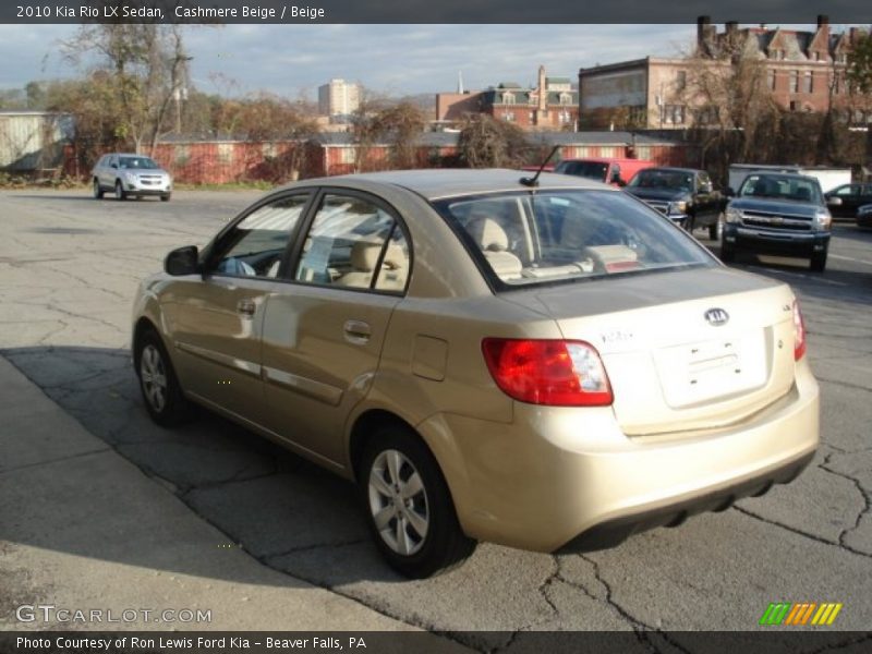 Cashmere Beige / Beige 2010 Kia Rio LX Sedan