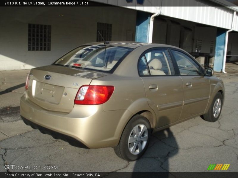 Cashmere Beige / Beige 2010 Kia Rio LX Sedan