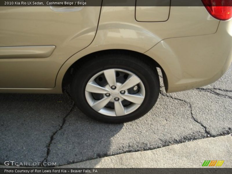 Cashmere Beige / Beige 2010 Kia Rio LX Sedan