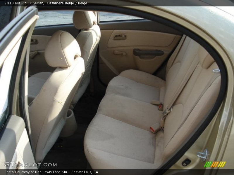 Cashmere Beige / Beige 2010 Kia Rio LX Sedan