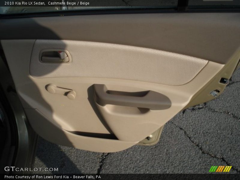 Cashmere Beige / Beige 2010 Kia Rio LX Sedan