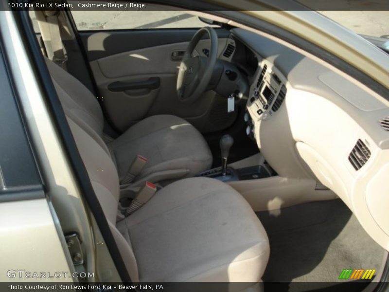 Cashmere Beige / Beige 2010 Kia Rio LX Sedan