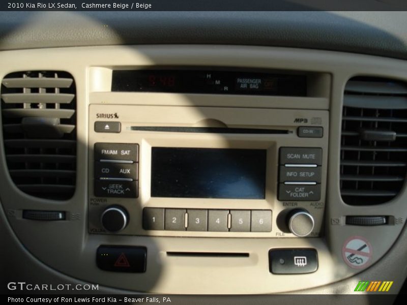 Cashmere Beige / Beige 2010 Kia Rio LX Sedan