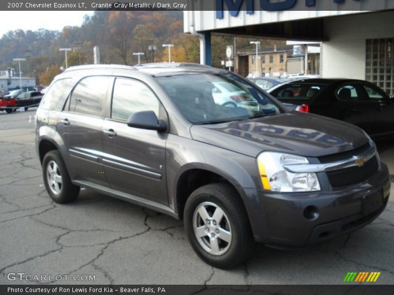 Granite Gray Metallic / Dark Gray 2007 Chevrolet Equinox LT