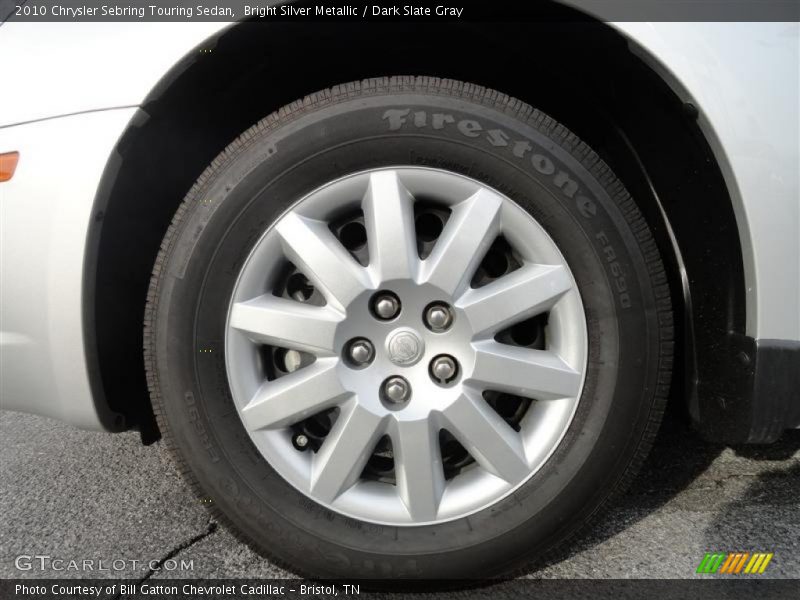 Bright Silver Metallic / Dark Slate Gray 2010 Chrysler Sebring Touring Sedan