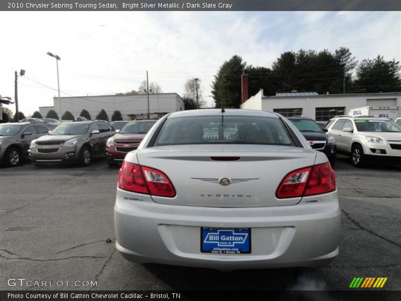Bright Silver Metallic / Dark Slate Gray 2010 Chrysler Sebring Touring Sedan