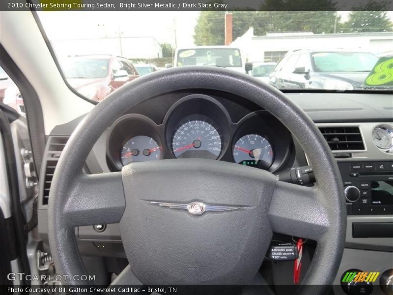 Bright Silver Metallic / Dark Slate Gray 2010 Chrysler Sebring Touring Sedan