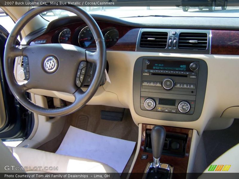 Ming Blue Metallic / Cocoa/Cashmere 2007 Buick Lucerne CXL